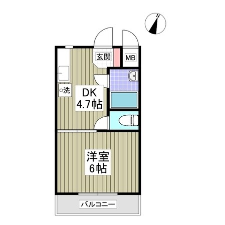 リブレス青梅の物件間取画像